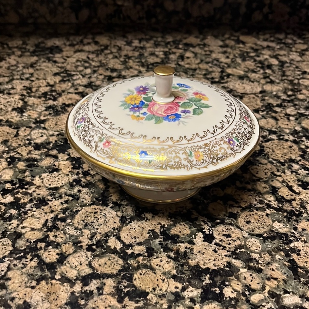 Antique Ivory cover dish